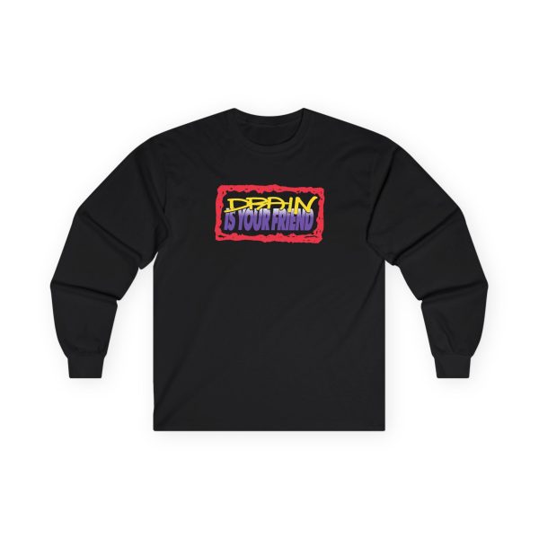 Drain Badge Pull Unisex Ultra Cotton Long Sleeve Tee